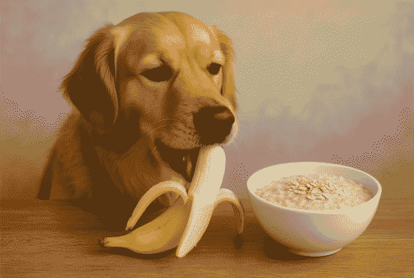 Oats & Banana Breakfast for a Dog